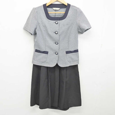 【中古】 事務服 女子制服 2点 (ブラウス・スカート) sf077894