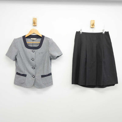 【中古】 事務服 女子制服 2点 (ブラウス・スカート) sf077894