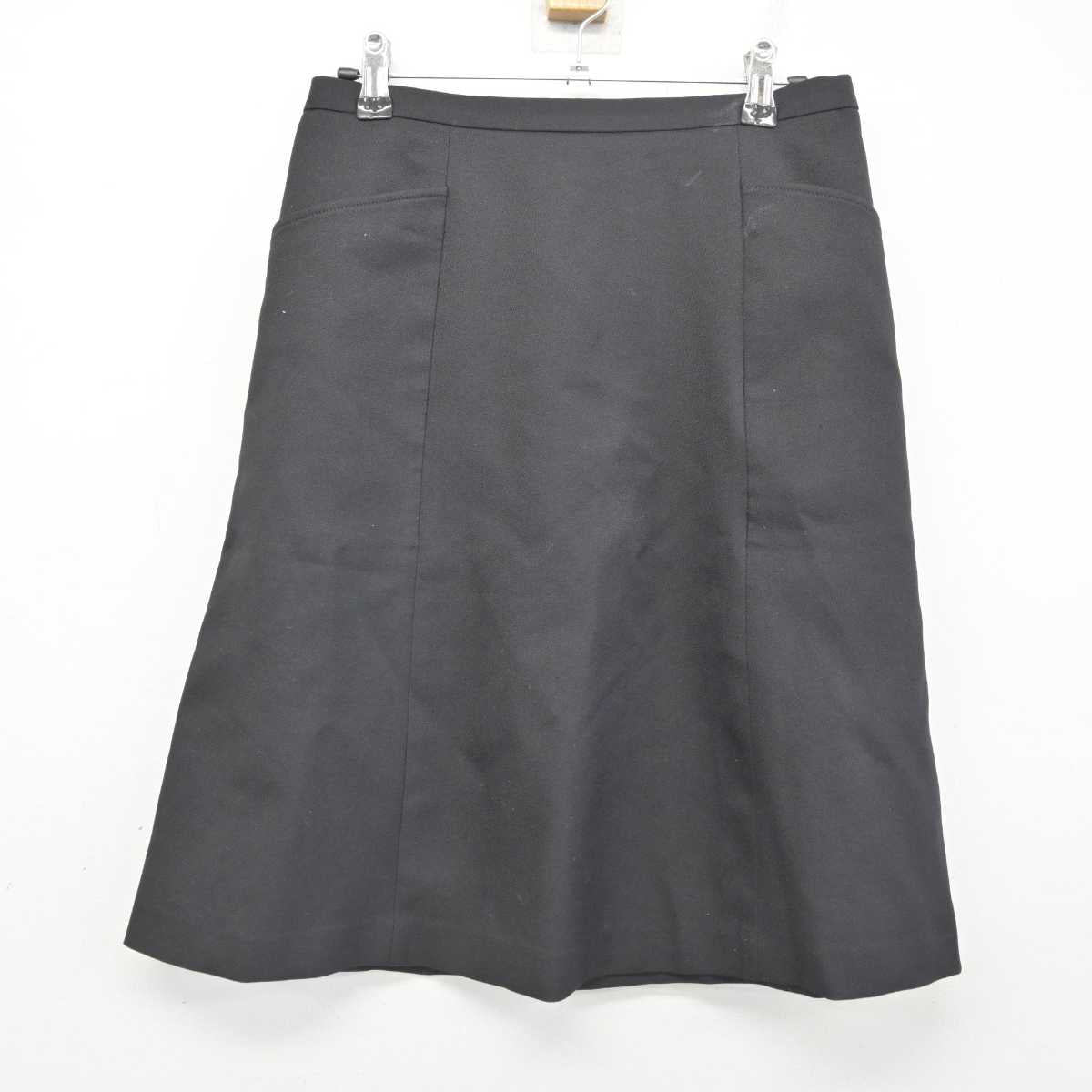 【中古】 事務服 女子制服 2点 (ベスト・スカート) sf077895