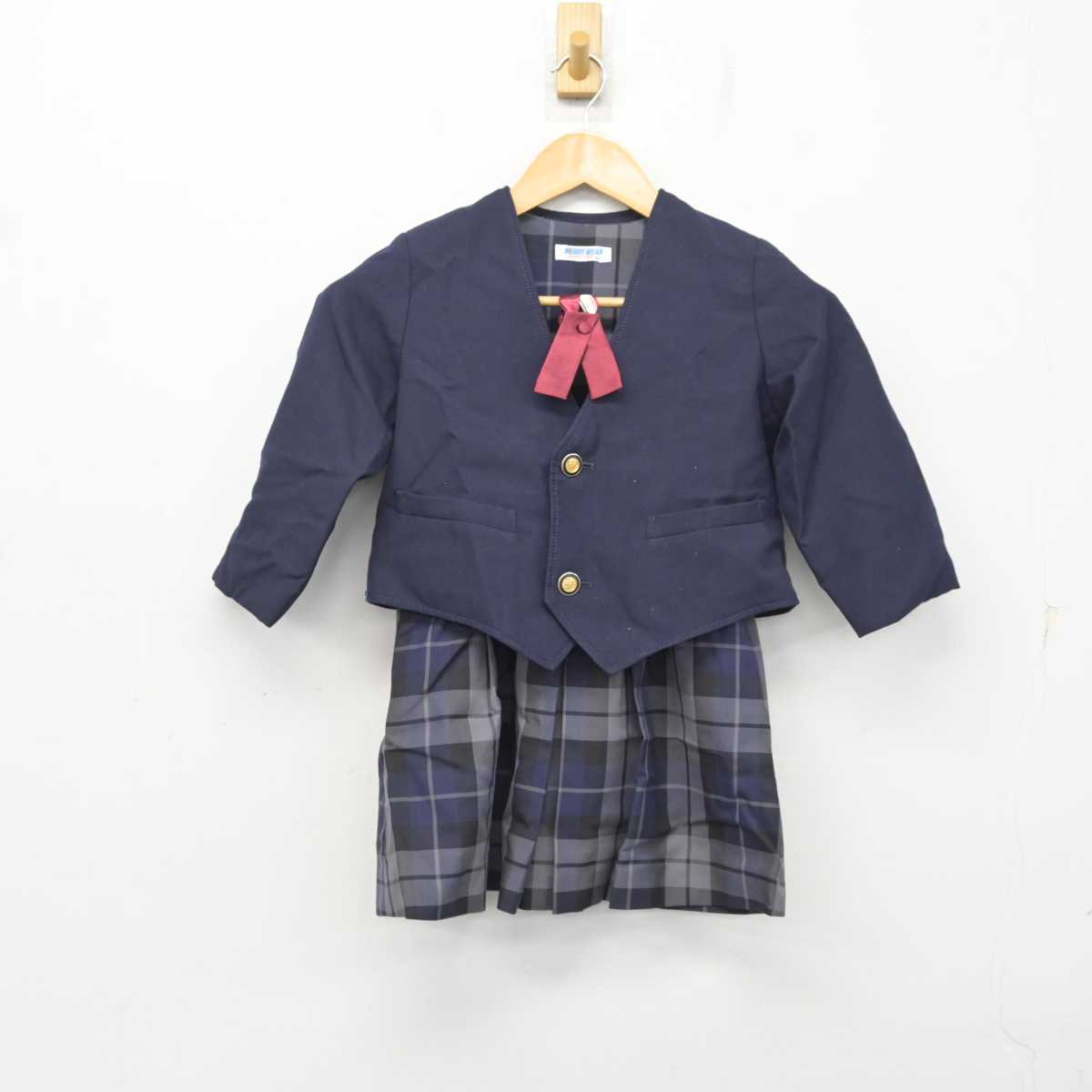 【中古】新潟県 村上幼稚園 女子制服 3点 (ブレザー・スカート) sf077913