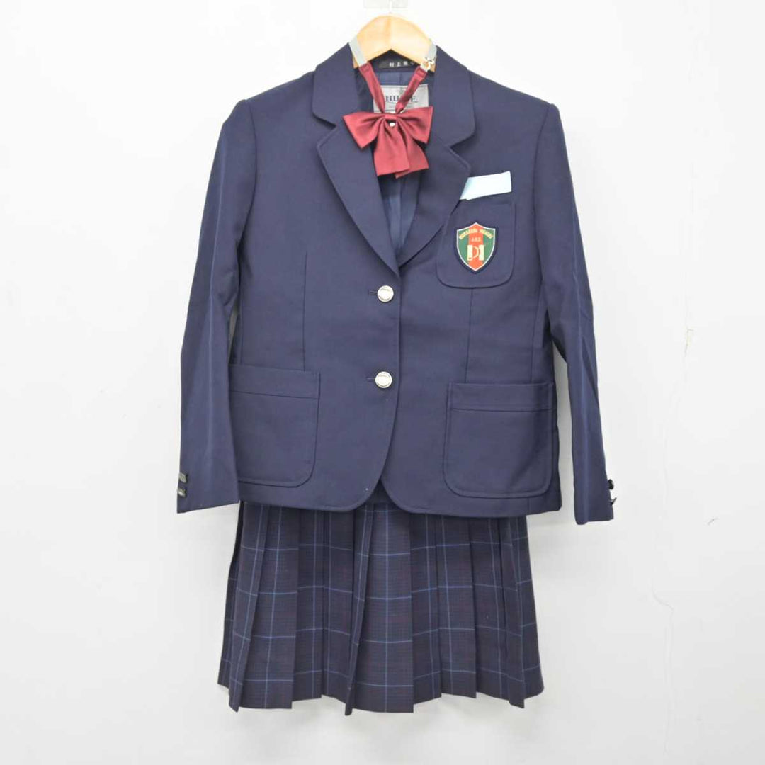 中古】新潟県 村上東中学校 女子制服 3点 (ブレザー・スカート
