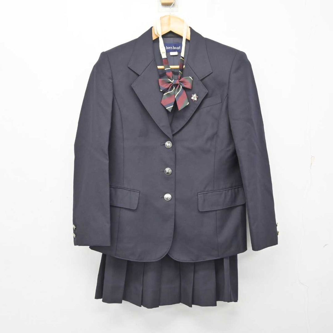 【中古】新潟県 村上桜ケ丘高等学校 女子制服 5点 (ブレザー・スカート・スカート) sf077916