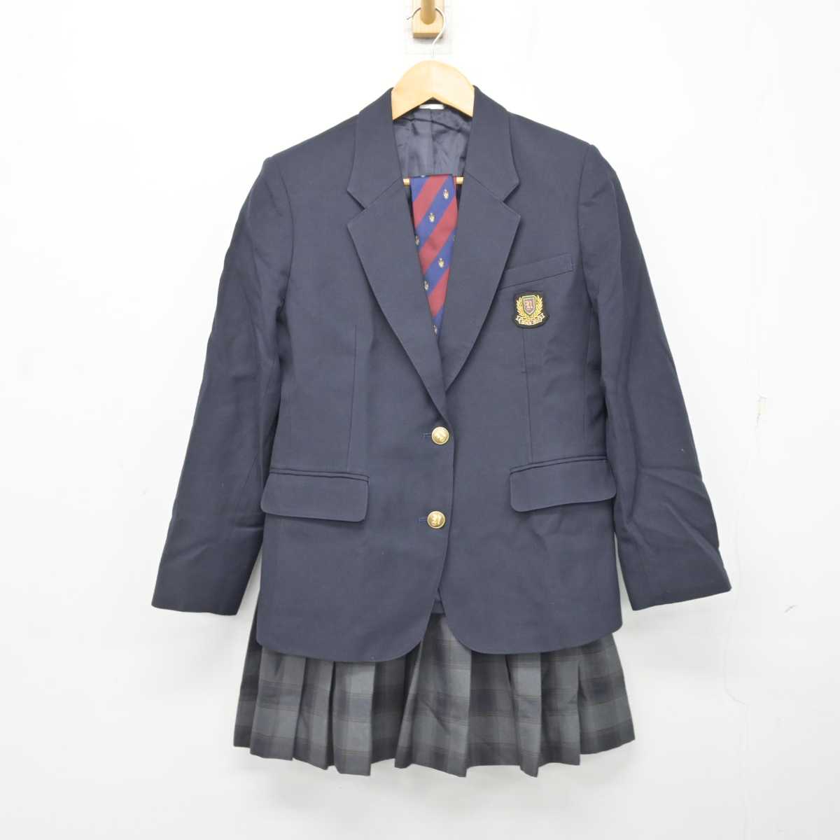 【中古】東京都 永山高等学校 女子制服 3点 (ブレザー・スカート) sf077923