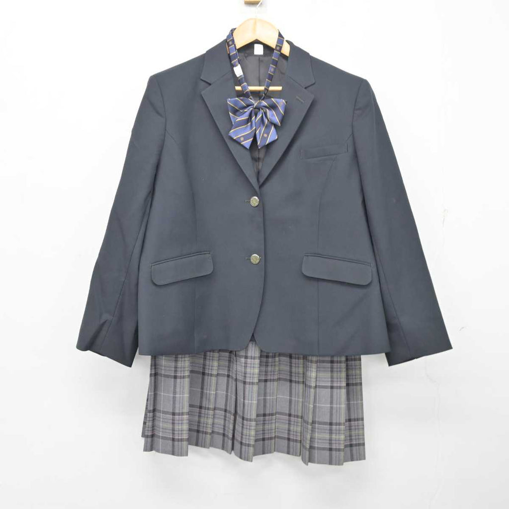 【美品】関東学院中学校高等学校　Pコート　Lサイズ 中古制服】東京都 女子美術大学付属高等学校 女子制服 2点