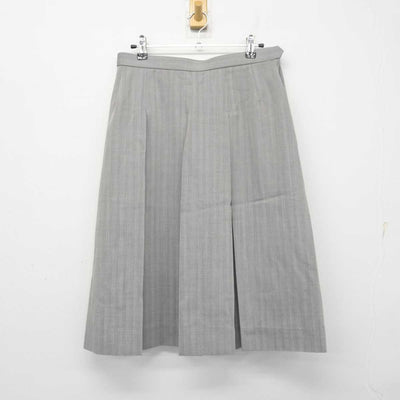 【中古】宮城県 郡山中学校 女子制服 2点 (シャツ・スカート) sf077947