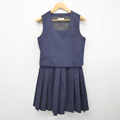 【中古】群馬県 並榎中学校 女子制服 3点 (ブレザー・ベスト・スカート) sf077963