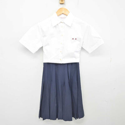 【中古】愛知県 武豊高等学校 女子制服 2点 (シャツ・スカート) sf077965