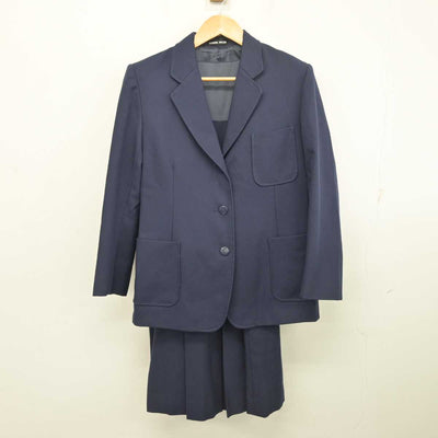 【中古】東京都 東大和市立第三中学校 女子制服 3点 (ブレザー・ジャンパースカート・スカート) sf077969