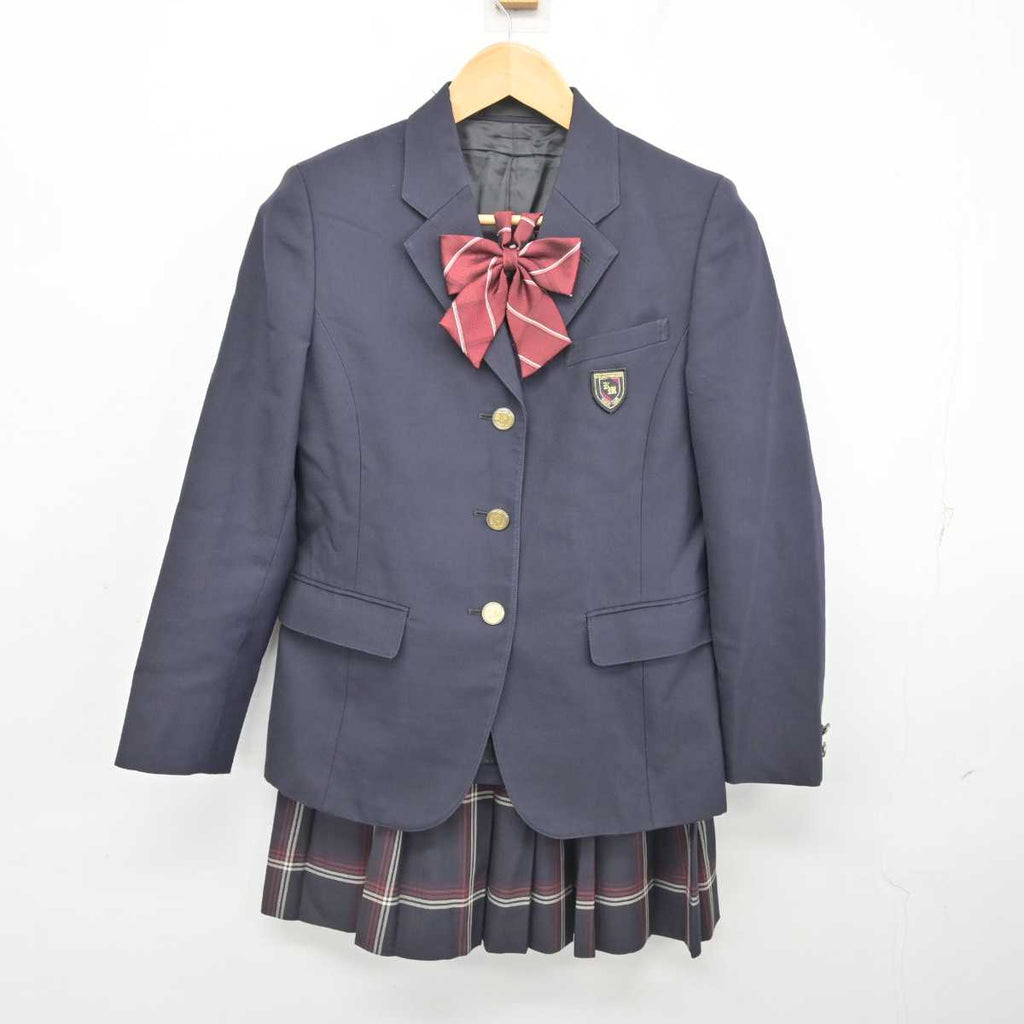 【中古】東京都 小平南高等学校 女子制服 4点 (ブレザー・ニット・スカート) sf077971 | 中古制服通販パレイド