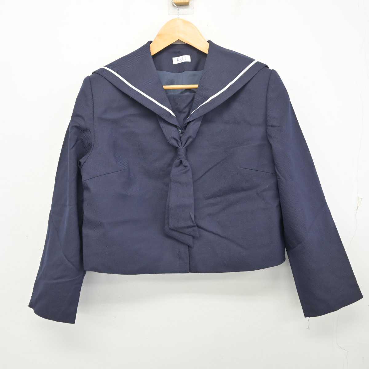 【中古】宮城県 五橋中学校 女子制服 3点 (セーラー服・スカート) sf077976