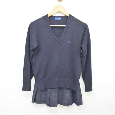 【中古】東京都 吉祥女子高等学校 女子制服 2点 (ニット・スカート) sf077988