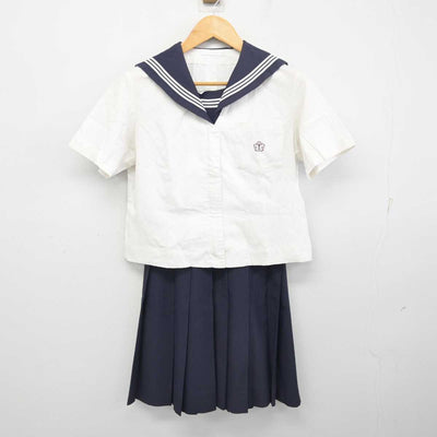 【中古】東京都 富士高等学校 女子制服 2点 (セーラー服・スカート) sf077991