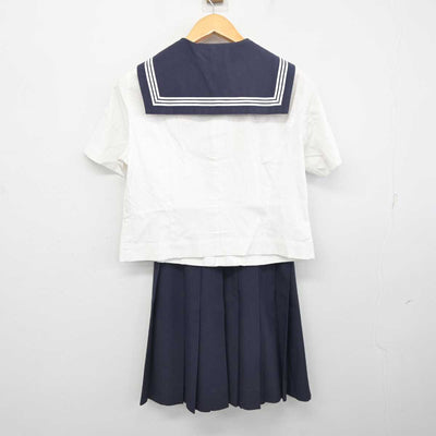 【中古】東京都 富士高等学校 女子制服 2点 (セーラー服・スカート) sf077991