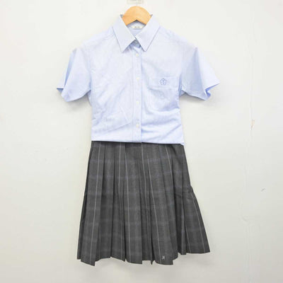 【中古】東京都 富士高等学校 女子制服 2点 (シャツ・スカート) sf077993