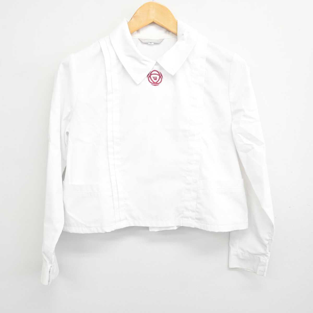 【中古】奈良県 育英西中学校 女子制服 2点 (シャツ) sf078007