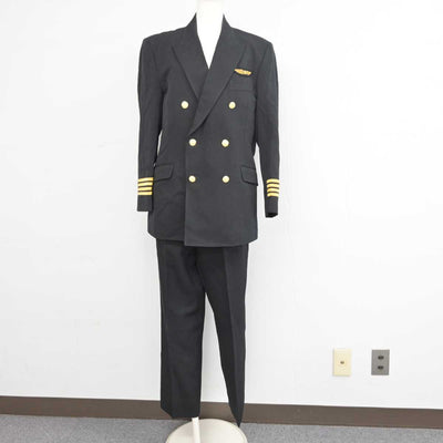 【中古】 日本航空（JAL）/パイロット制服 男子制服 4点 (ブレザー・ズボン・その他アイテム) sf078020