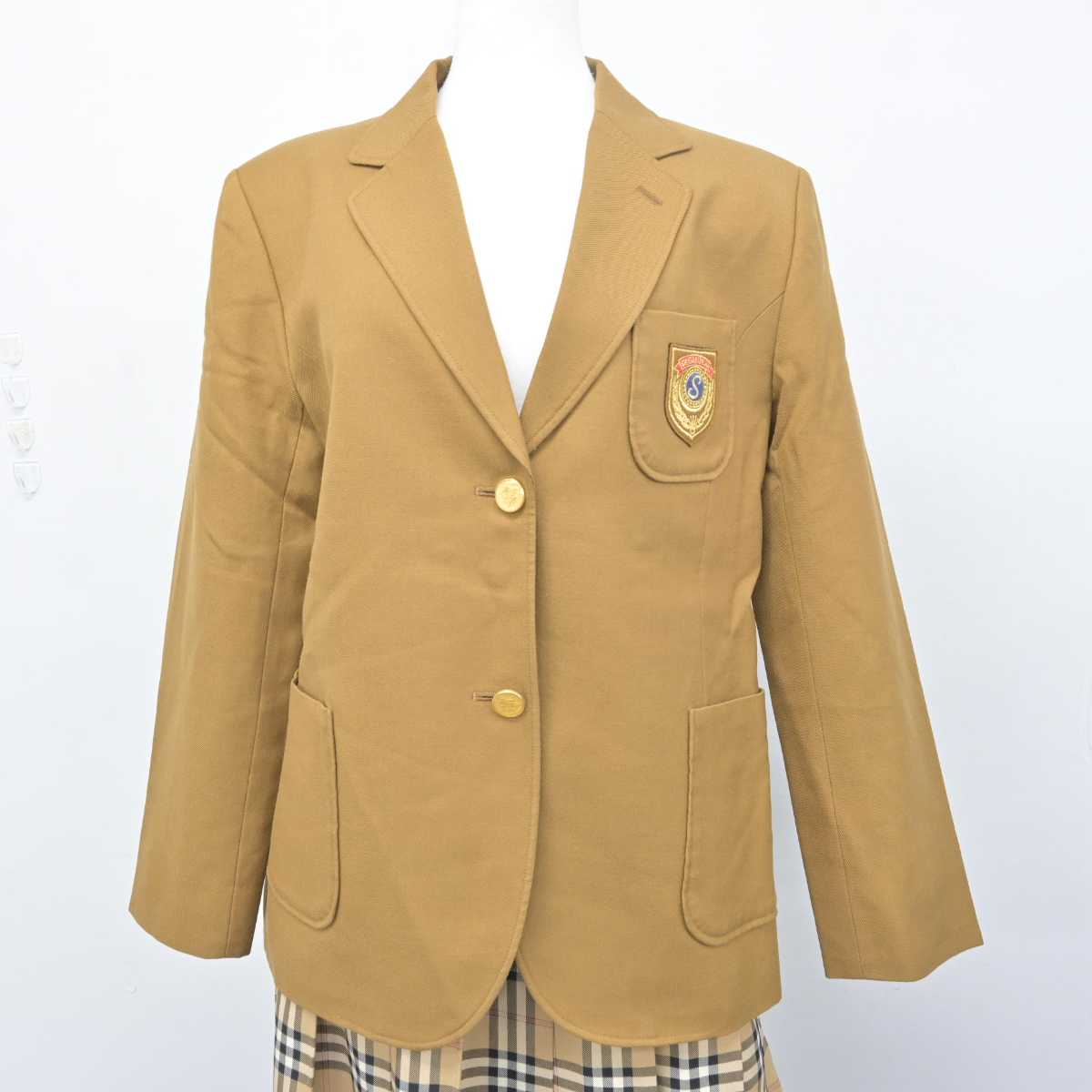 【中古】千葉県 志學館高等部 女子制服 2点 (ブレザー・スカート) sf078024