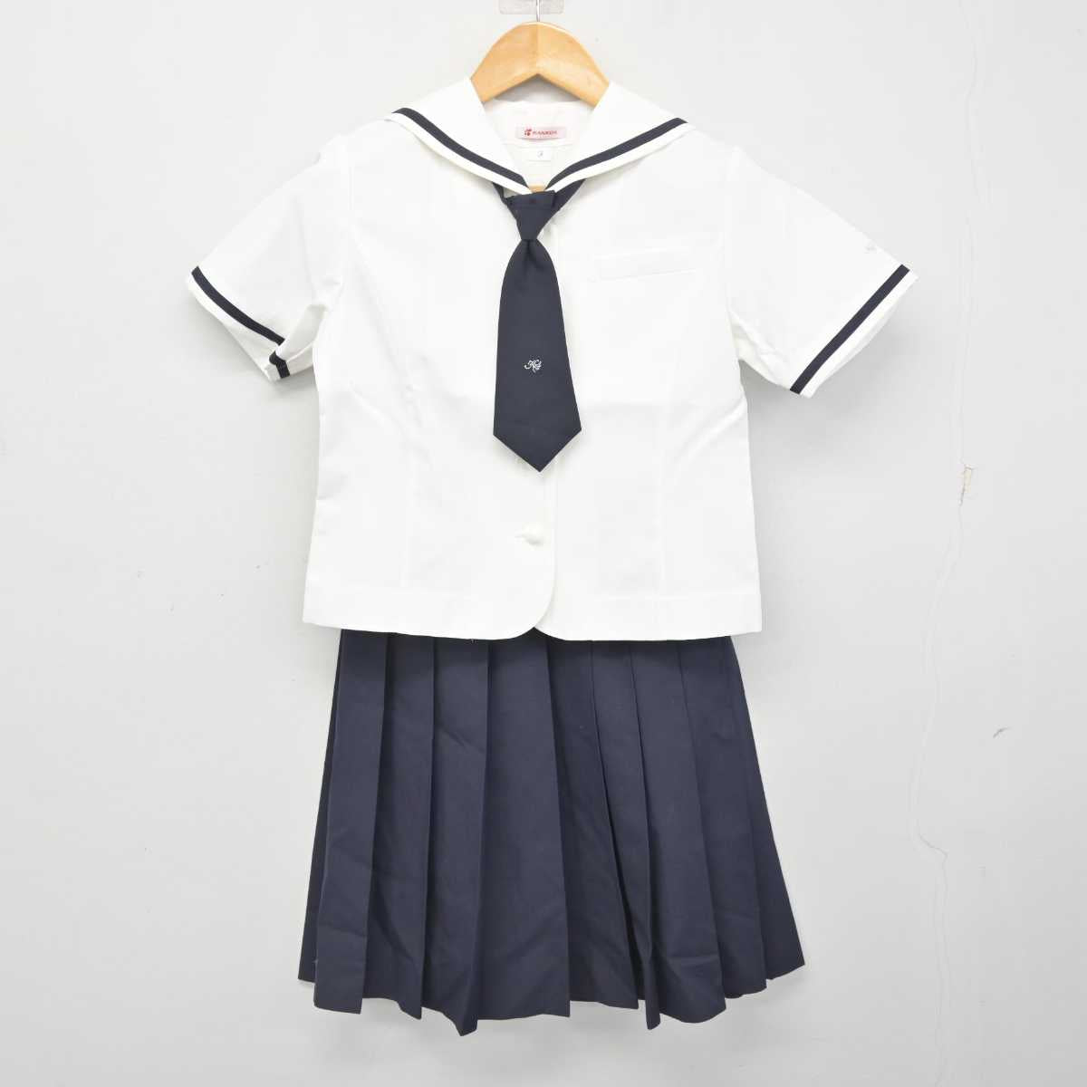 【中古】東京都 東京家政大学附属女子高等学校 女子制服 5点 (ブラウス・スカート) sf078026