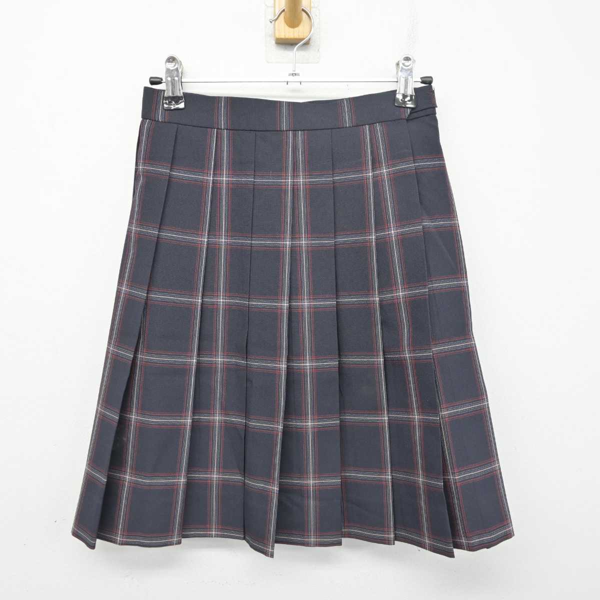 【中古】東京都 立川国際中等教育学校 女子制服 2点 (スカート) sf078032