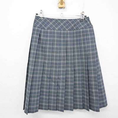 【中古】埼玉県 草加高等学校 女子制服 2点 (シャツ・スカート) sf078047