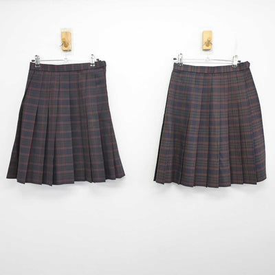 【中古】京都府 久御山中学校 女子制服 2点 (スカート・スカート) sf078060