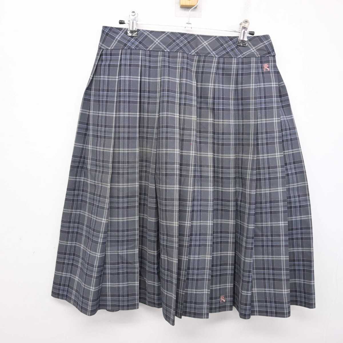 【中古】京都府 久御山高等学校 女子制服 5点 (ブレザー・スカート) sf078061