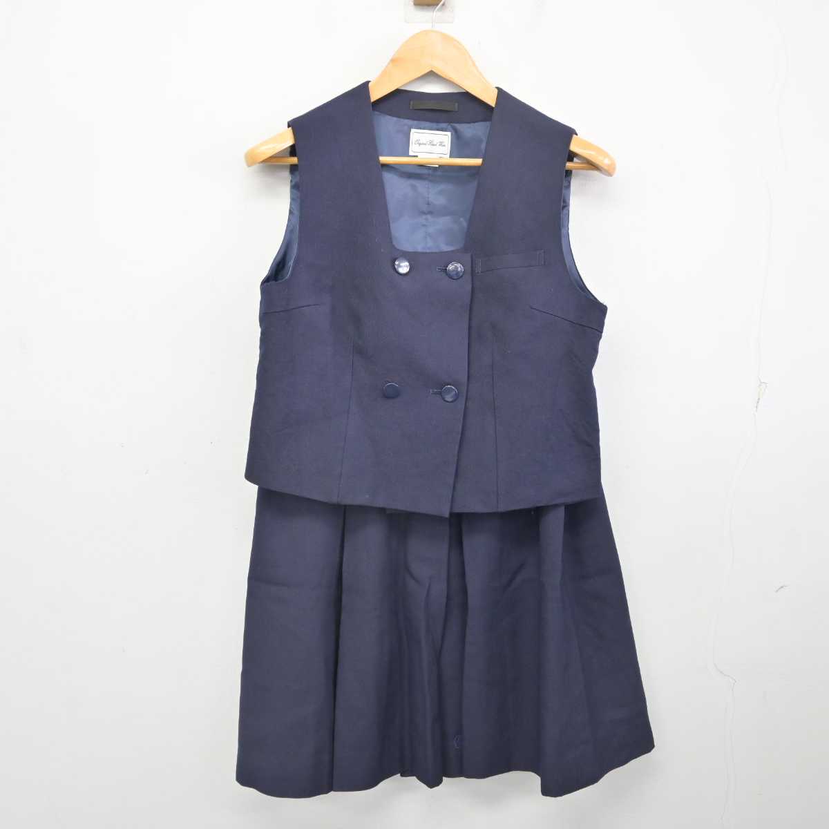 【中古】埼玉県 所沢北高等学校 女子制服 3点 (ブレザー・ベスト・スカート) sf078071