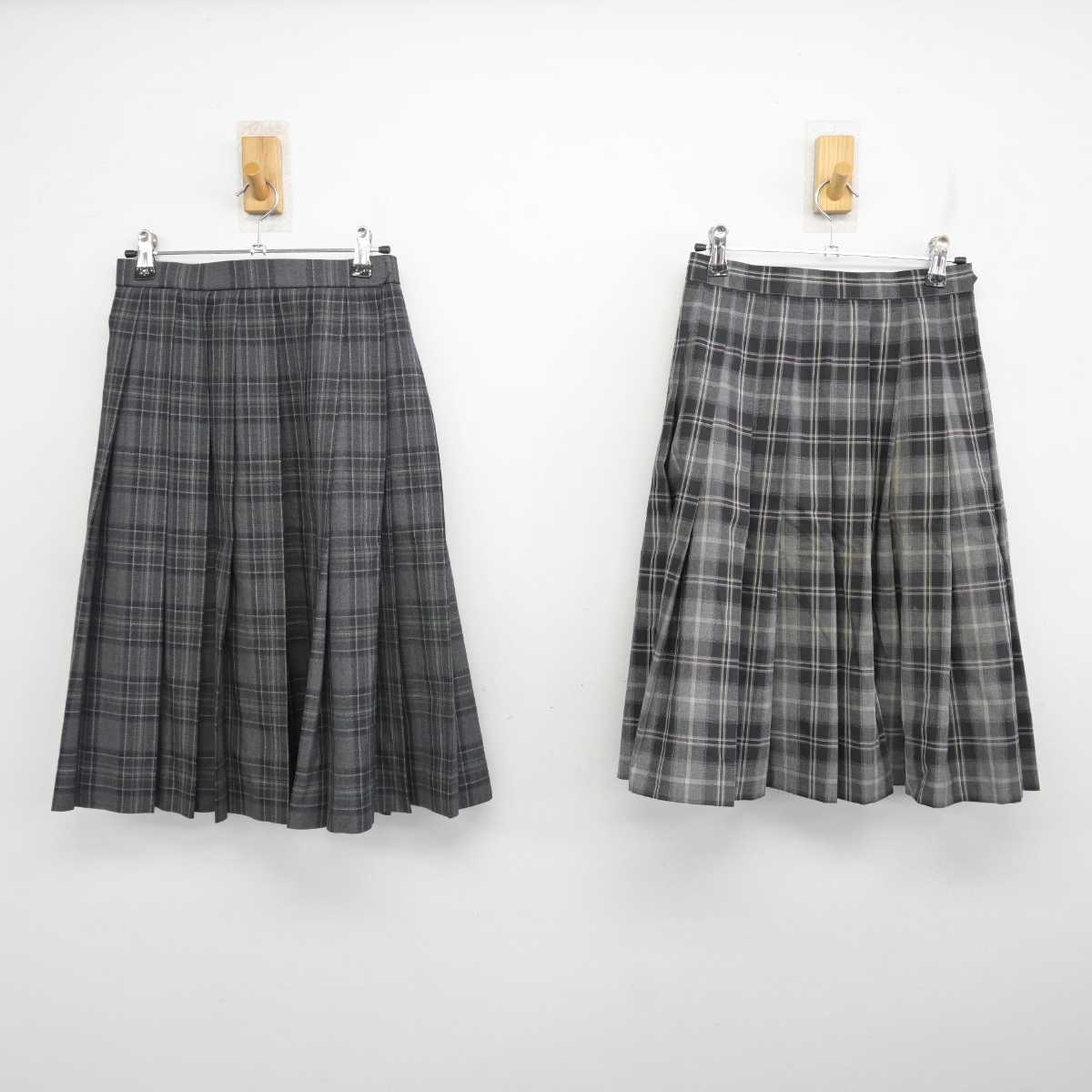 【中古】東京都 武蔵村山市立第五中学校 女子制服 2点 (スカート・スカート) sf078074