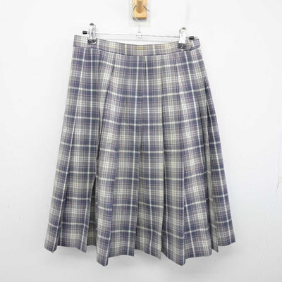 【中古】東京都 白梅学園高等学校 女子制服 3点 (ニットベスト・シャツ・スカート) sf078076