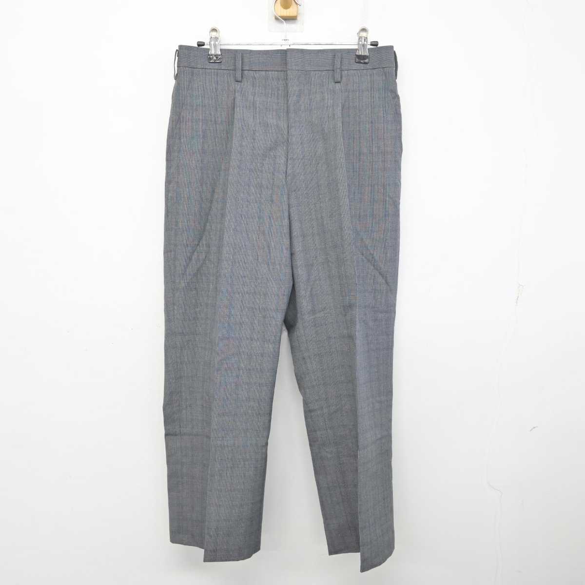 【中古】広島県 安西中学校 男子制服 2点 (シャツ・ズボン) sf078098