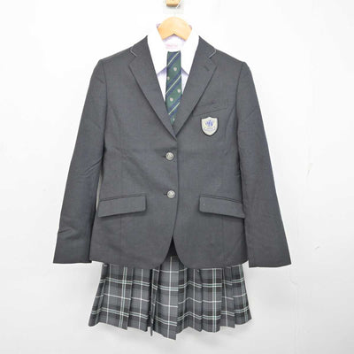 【中古】埼玉県 朝霞西高等学校 女子制服 5点 (ブレザー・シャツ・スカート) sf078101