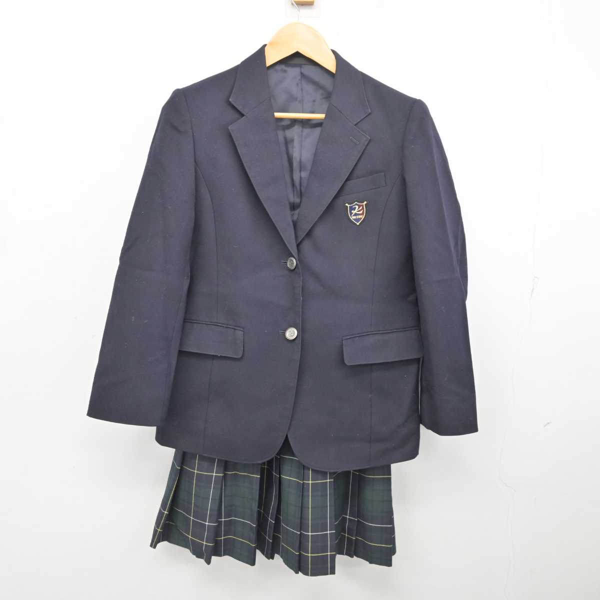 【中古】神奈川県 向上高等学校 女子制服 2点 (ブレザー・スカート) sf078108