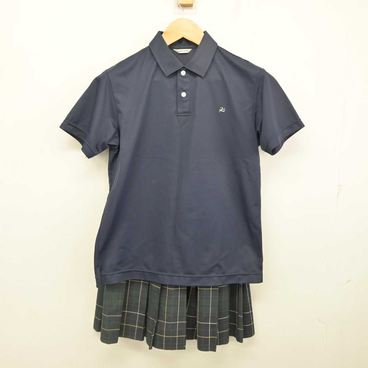 【中古】神奈川県 向上高等学校 女子制服 2点 (シャツ・スカート) sf078109