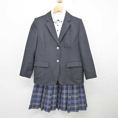 【中古】広島県 安西中学校 女子制服 3点 (ブレザー・シャツ・スカート) sf078111