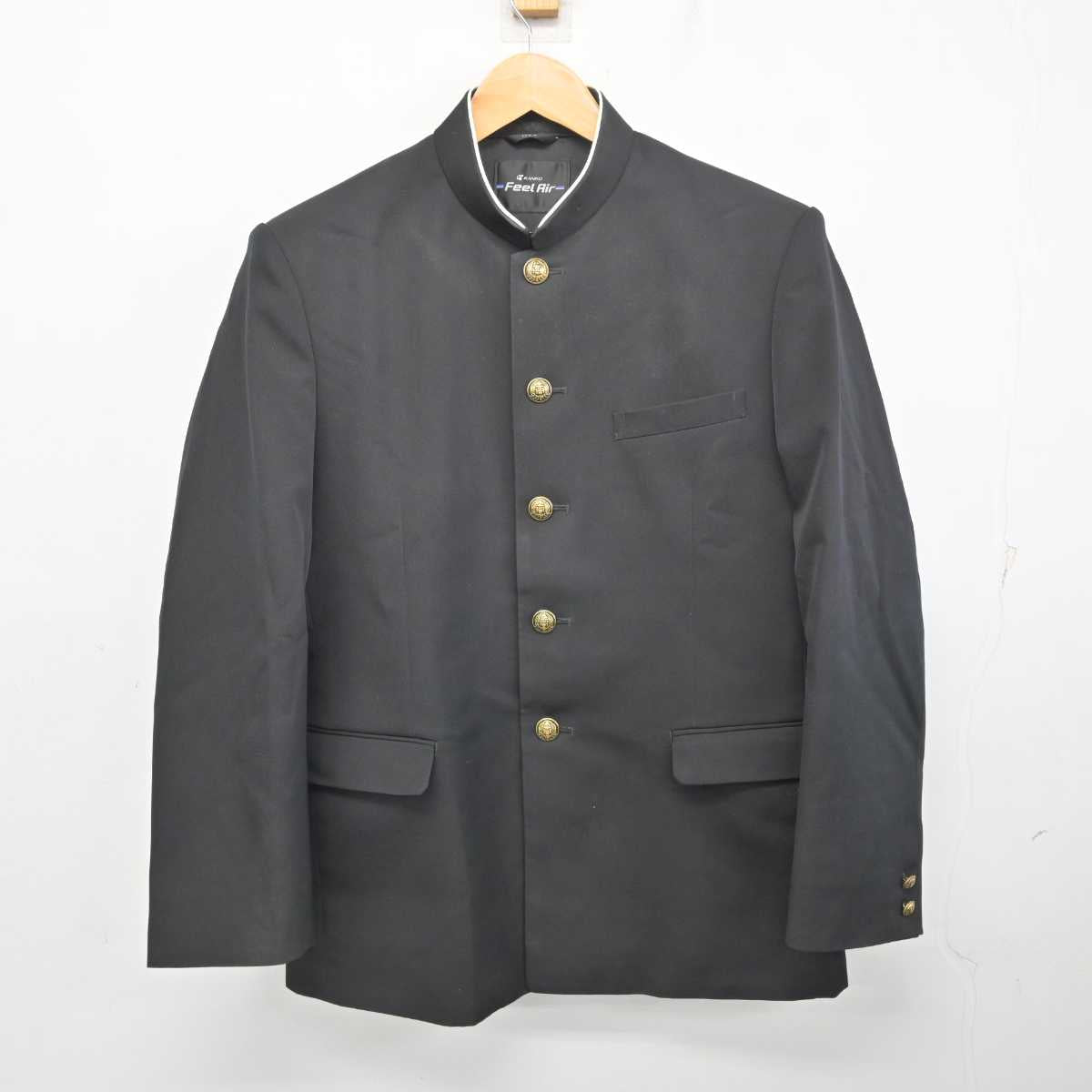 【中古】青森県 弘前南高等学校 男子制服 3点 (学ラン・ズボン) sf078112