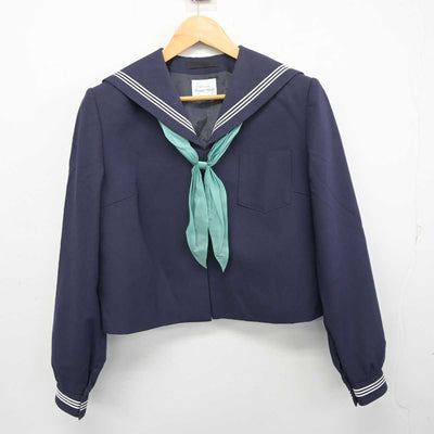 【中古】青森県 弘前市立第四中学校 女子制服 3点 (セーラー服・スカート) sf078113