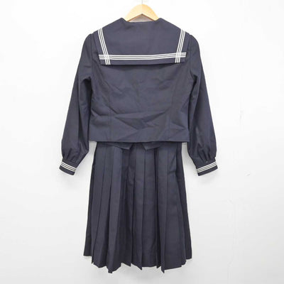 【中古】広島県 三原高等学校 女子制服 4点 (セーラー服・スカート) sf078116