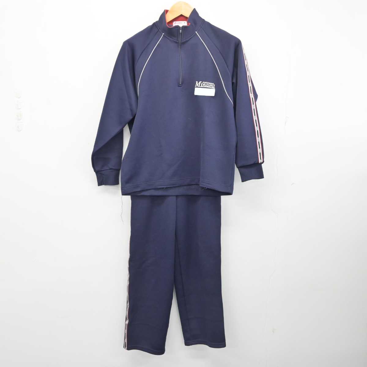 【中古】福岡県 行橋南小学校 女子制服 2点 (ジャージ 上・ジャージ 下) sf078124