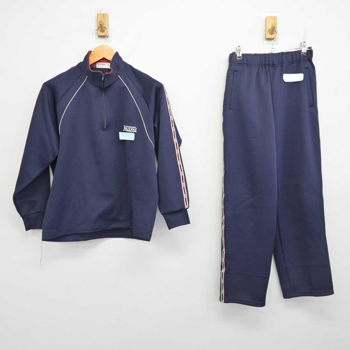 【中古】福岡県 行橋南小学校 女子制服 2点 (ジャージ 上・ジャージ 下) sf078124