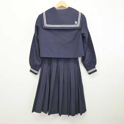 【中古】広島県 尾道東高等学校 女子制服 3点 (セーラー服・スカート) sf078125