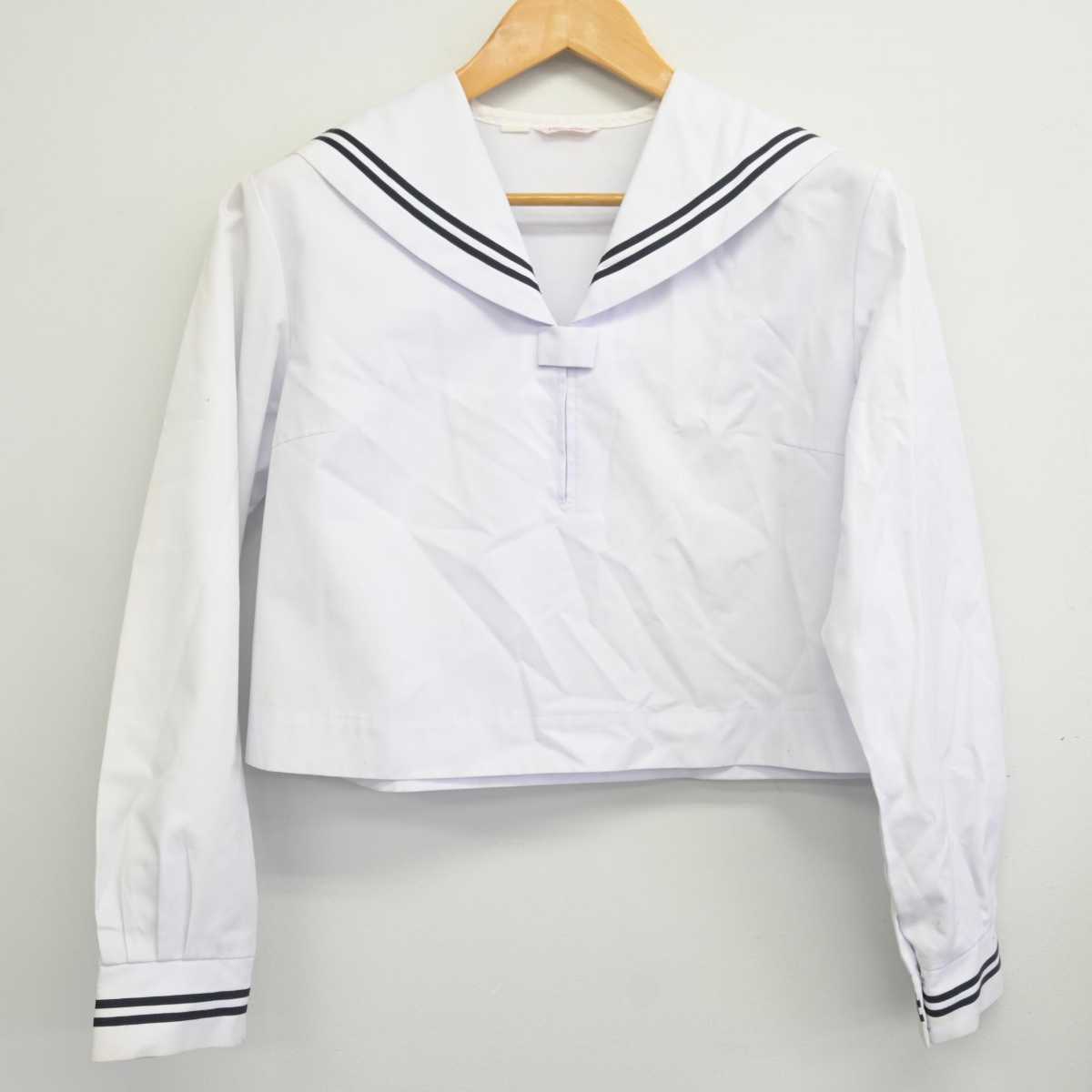 【中古】広島県 尾道東高等学校 女子制服 2点 (セーラー服・スカート) sf078126