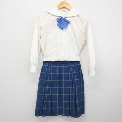 【中古】富山県 富山南高等学校 女子制服 5点 (ブレザー・ブラウス・スカート) sf078132