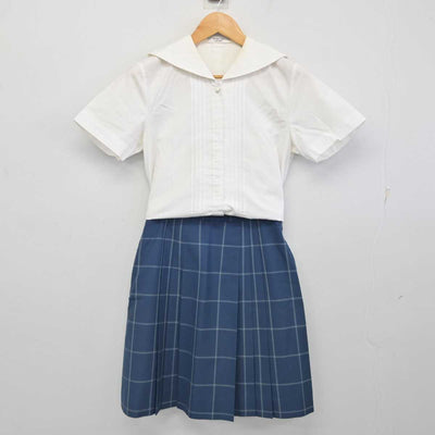 【中古】富山県 富山南高等学校 女子制服 3点 (ブラウス・スカート) sf078133