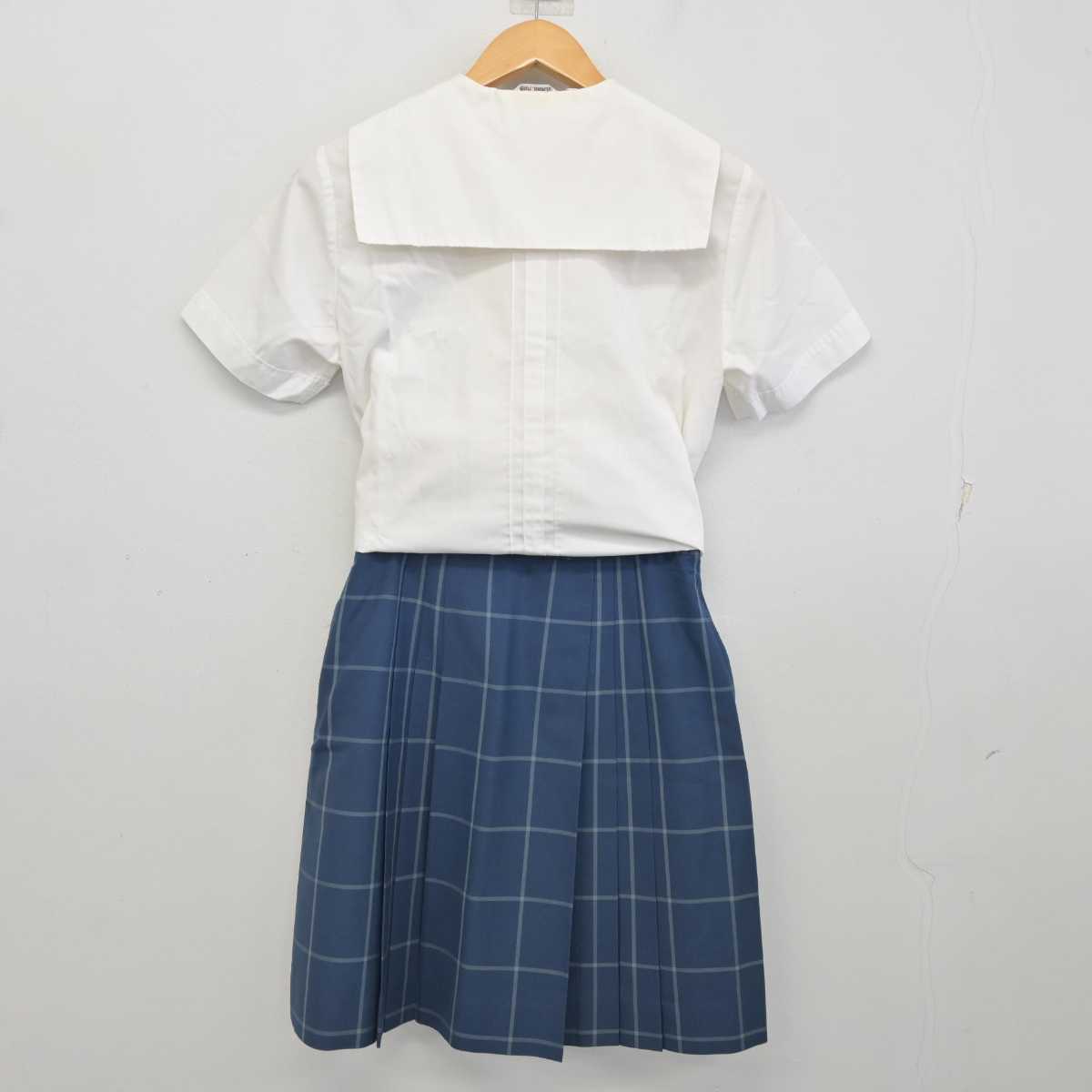 【中古】富山県 富山南高等学校 女子制服 3点 (ブラウス・スカート) sf078133