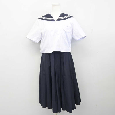 【中古】福岡県 精華女子高等学校/旧制服 女子制服 2点 (セーラー服・ジャンパースカート) sf078140