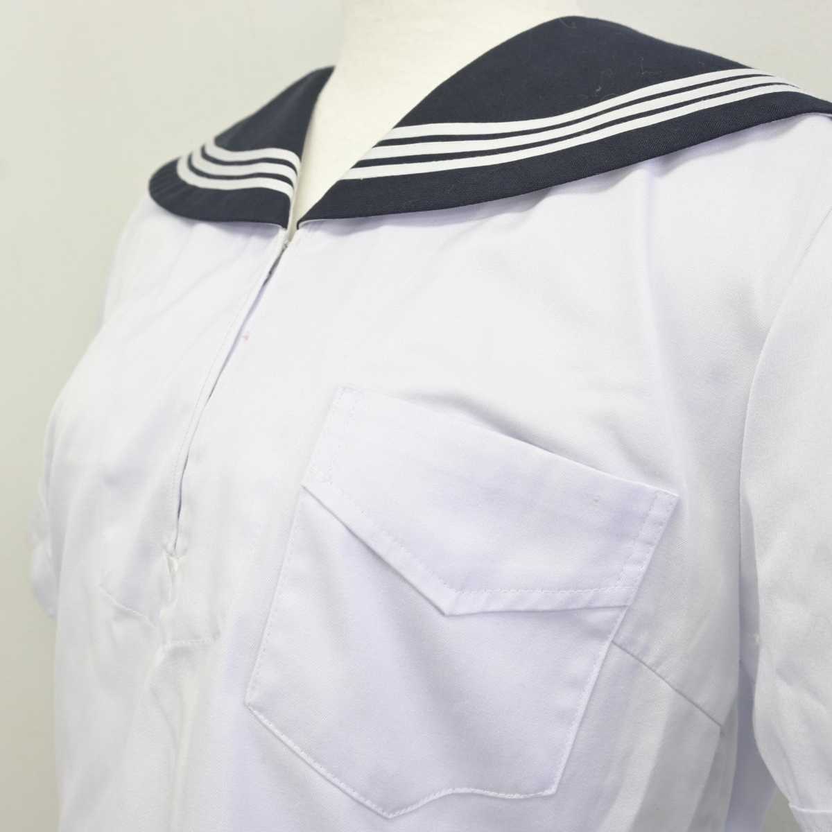 【中古】福岡県 精華女子高等学校/旧制服 女子制服 2点 (セーラー服・ジャンパースカート) sf078140