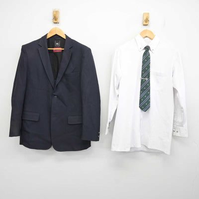 【中古】福岡県 福岡工業大学附属城東高等学校 男子制服 4点 (ブレザー・シャツ・ズボン) sf078143