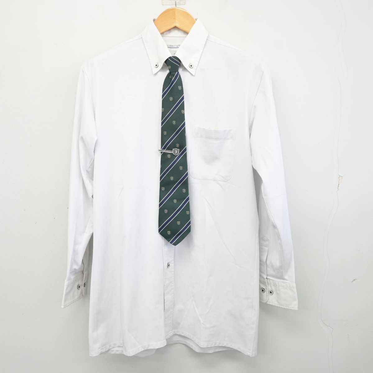 【中古】福岡県 福岡工業大学附属城東高等学校 男子制服 4点 (ブレザー・シャツ・ズボン) sf078143