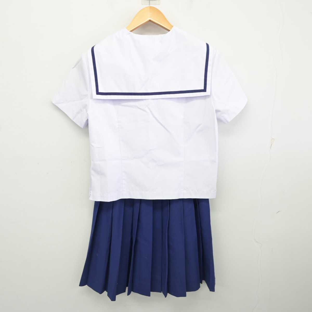 【中古】石川県 白山市立北辰中学校 女子制服 3点 (セーラー服・スカート) sf078166