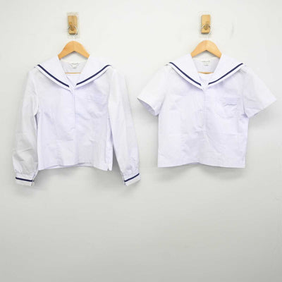 【中古】石川県 白山市立北辰中学校 女子制服 2点 (セーラー服) sf078167